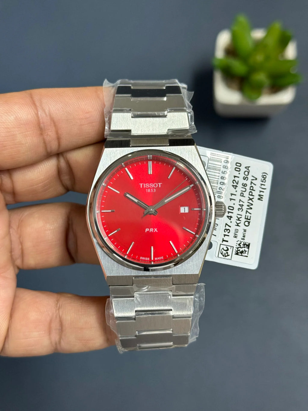Tissot Classic PRX T137.410.11.421.00 40MM Red Quartz