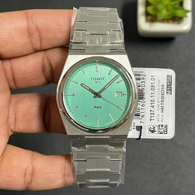Tissot Classic PRX T137.210.11.091.00 Light Green Unisex 35MM