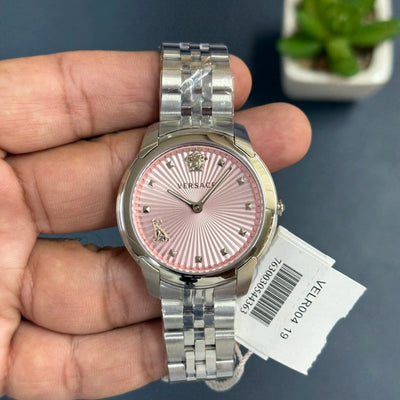 Versace VELR00419 Pink Dial Quartz Store Quality