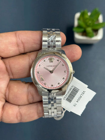 Versace VELR00419 Pink Dial Quartz Store Quality