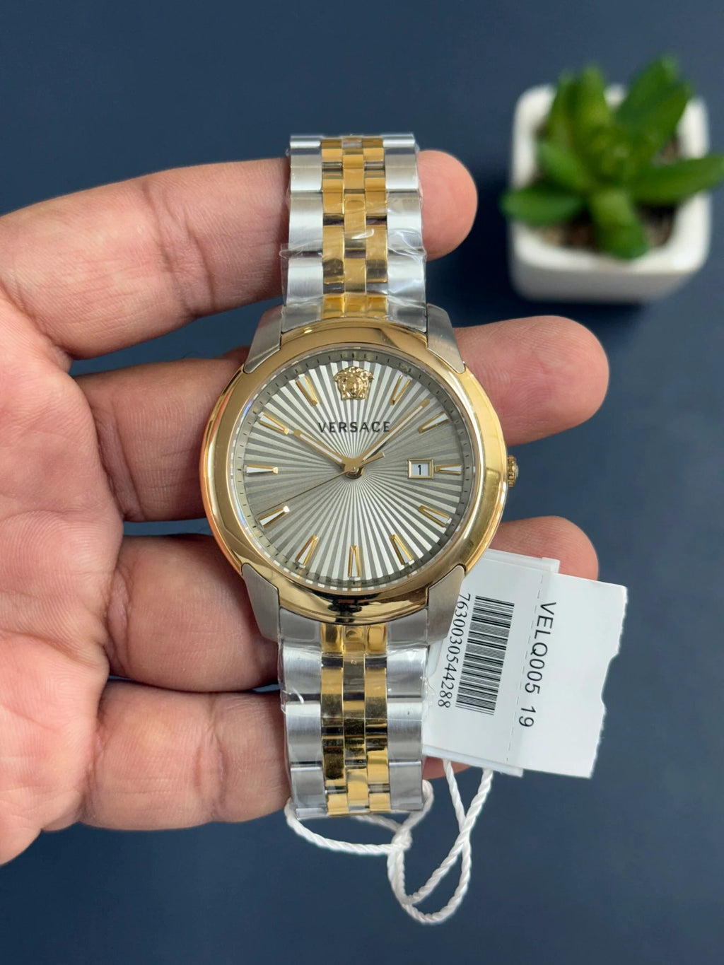 Versace VELQ00519 DT Gold Quartz Store Quality