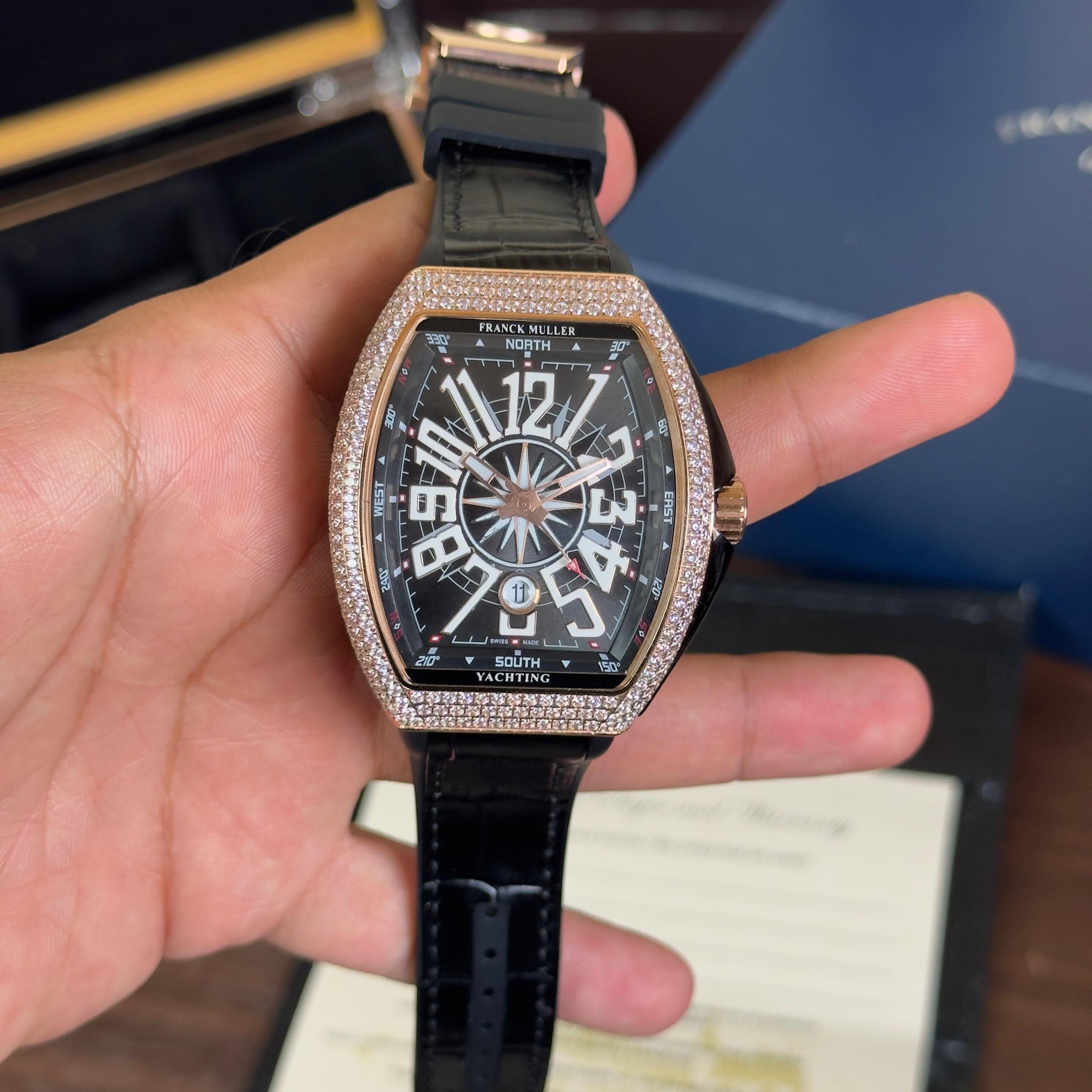 Franck Muller Vanguard V45 Diamond Studded