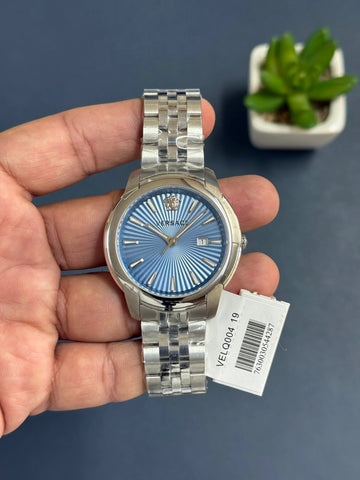 Versace VELQ00419 Light Blue Quartz Store Quality