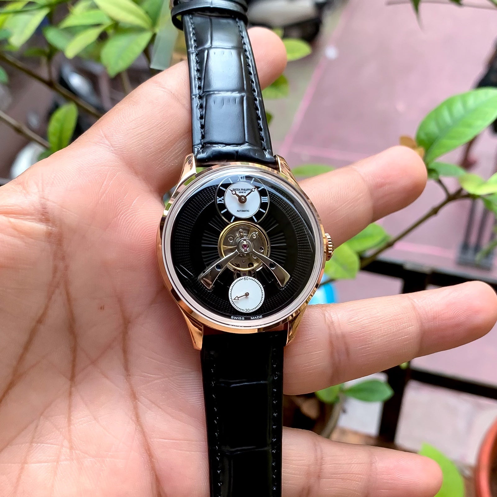 Patek Philippe Central Tourbillon Black