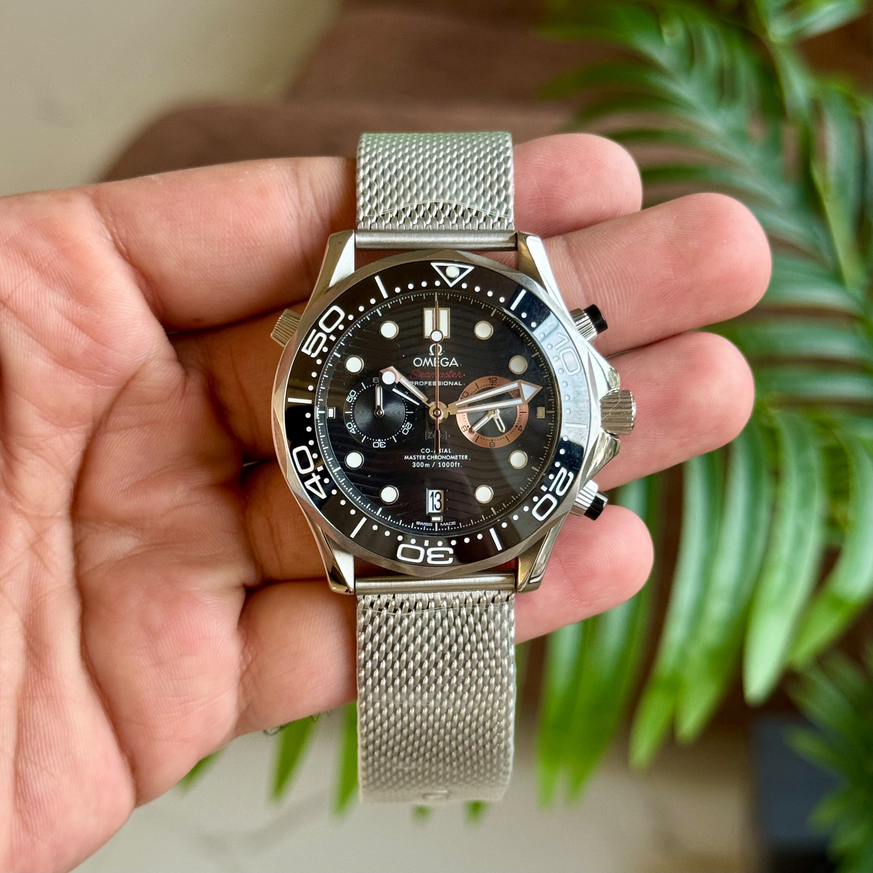 Omega Seamaster 300m Chronograph First Light Premium Quartz