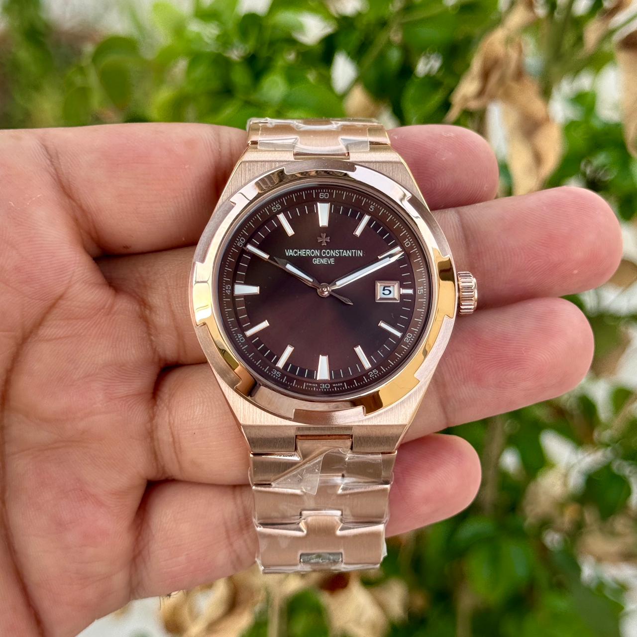 Vacheron Constantin Overseas Rose Gold Brown