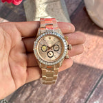 Rolex Daytona 126595TBR RG Semi ETA Diamond Edition