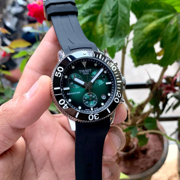 Tissot Seastar 1000 Chronograph Green Dial Quartz