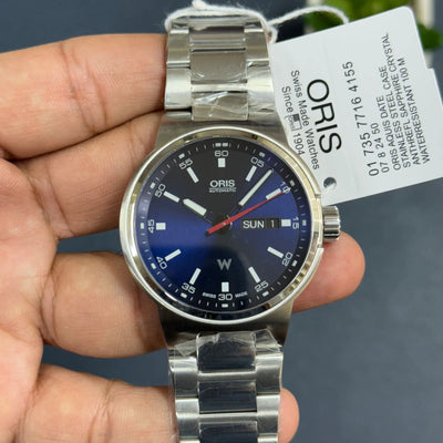 Oris Williams Day Date Blue Store Quality