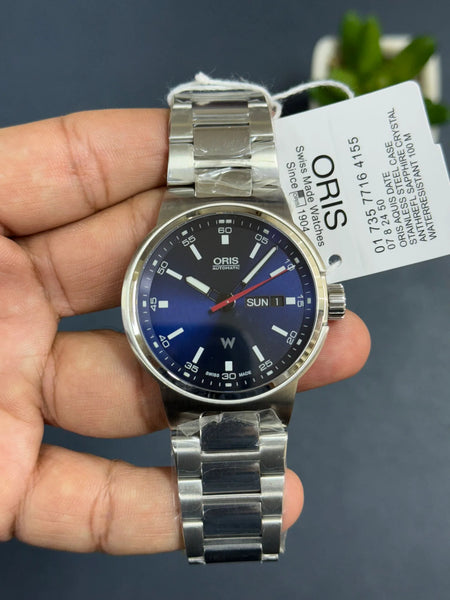 Oris Williams Day Date Blue Store Quality