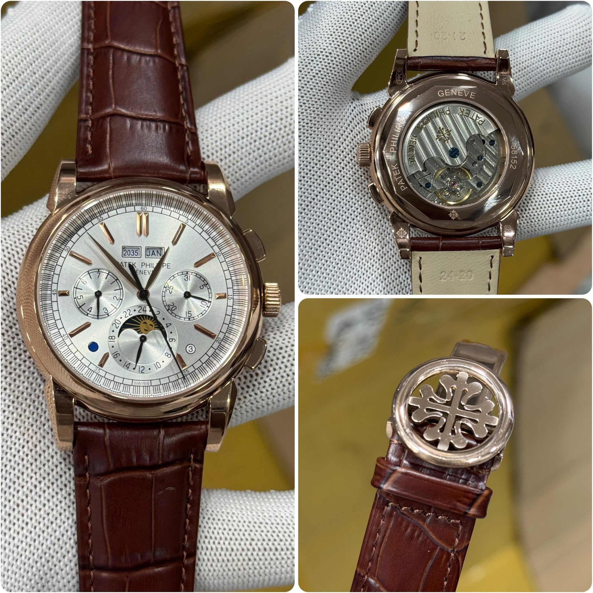 Patek Philippe Perpetual Calender Sunmoon RG Bezel