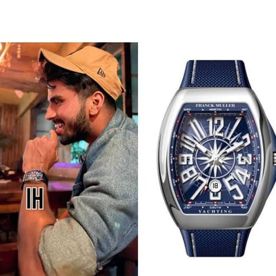 Franck Muller Yachting V45 SCDT Silver Blue Dial