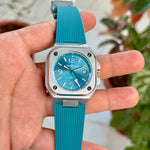 Bell & Ross Br 05 GMT Sky Blue Premium Automatic