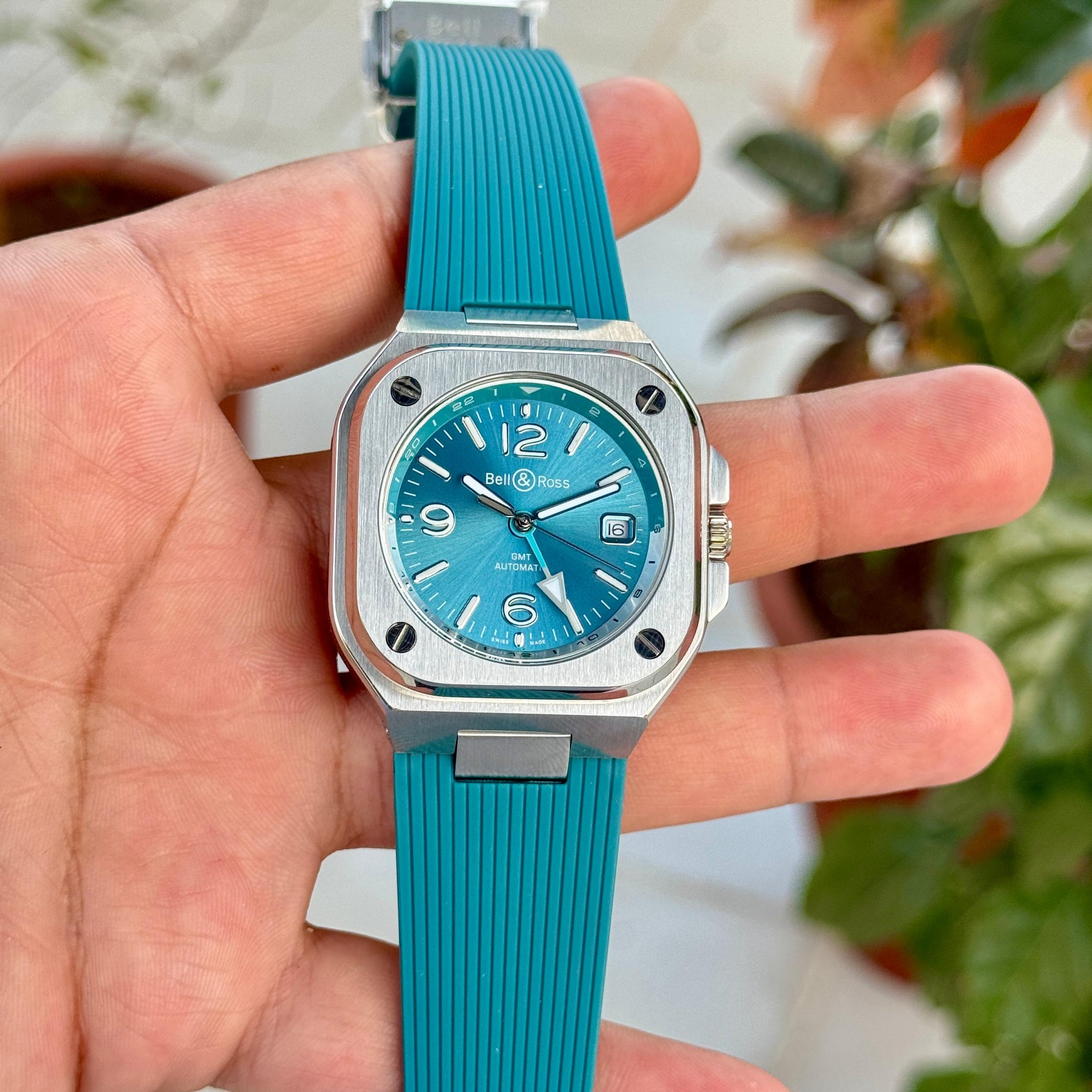 Bell & Ross Br 05 GMT Sky Blue Premium Automatic