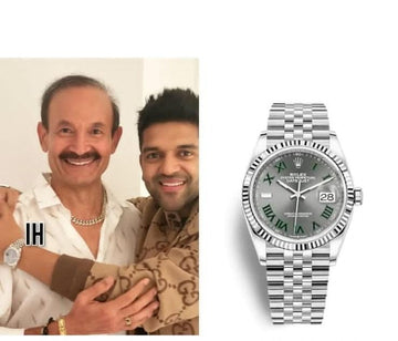 Rolex DateJust Silver Fluted Bezel Roman Figure