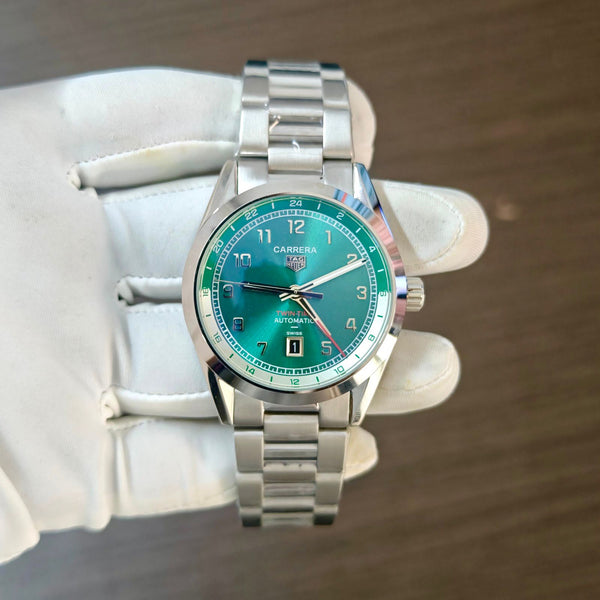 Tag heuer GMT date twin time