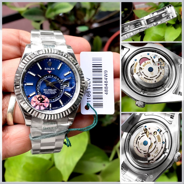 Rolex Sky-Dweller Edition Swiss Semi ETA 9001 Muvment  ❣️