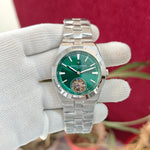 Vacheron Constantin Overseas Tourbillon Stainless Steel Ruby green Dial