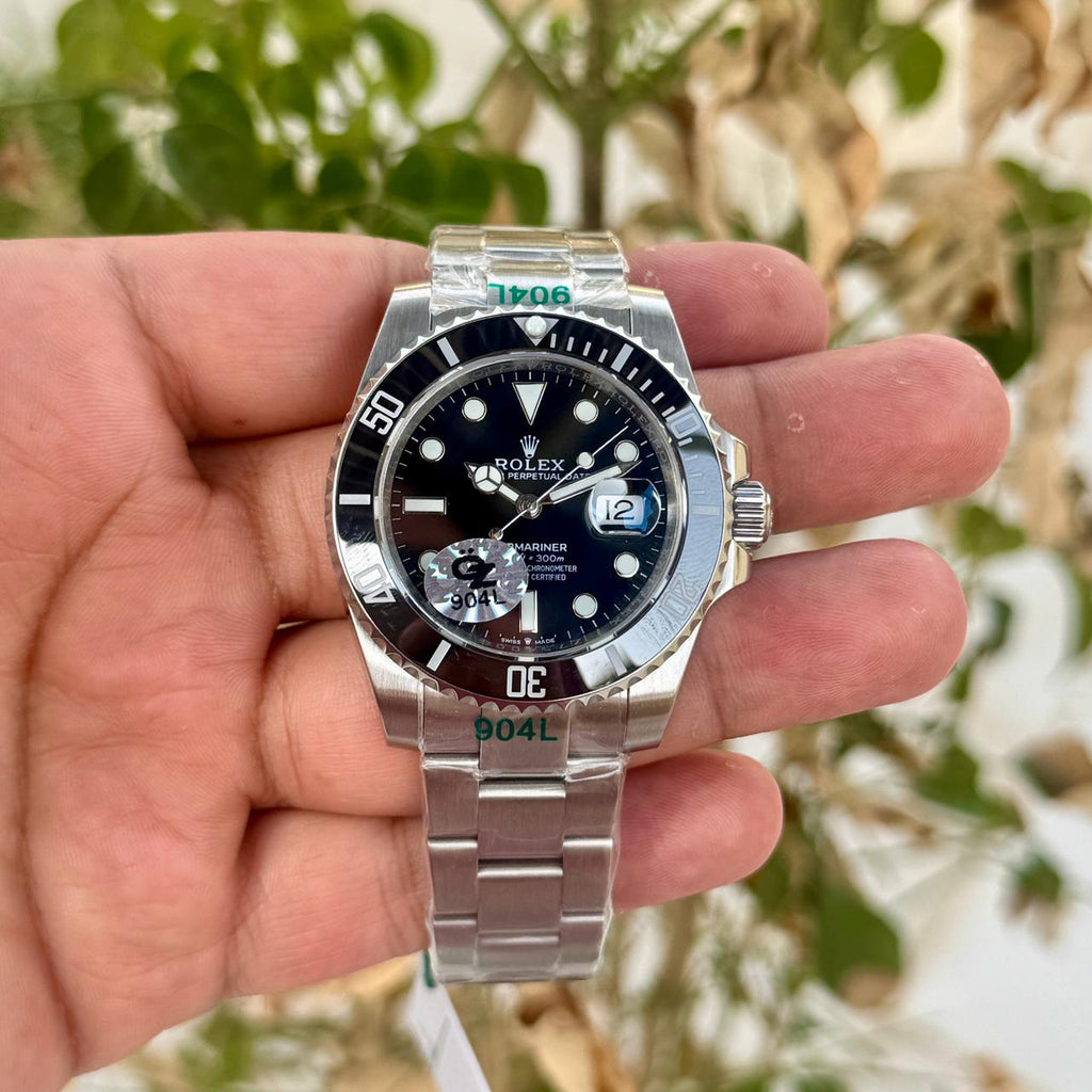 Rolex Submariner SEMI ETA Silver black
