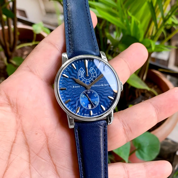 ARNOLD & SON Eight-Day Blue 43 Automatic