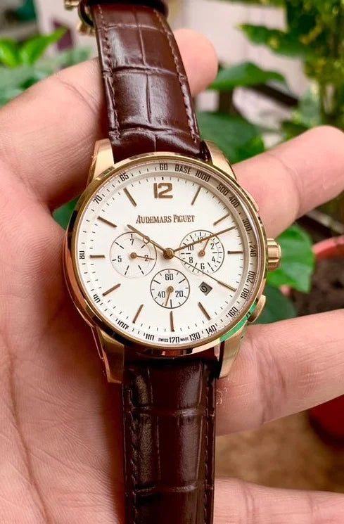 Audemars Piguet Chronograph Open Heart White SEmi ETA