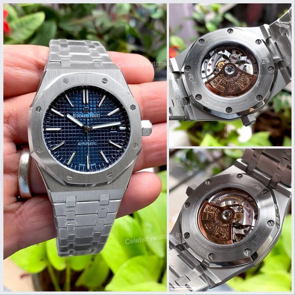 Audemars Piguet Royal Oak Blue Dial Semi Eta