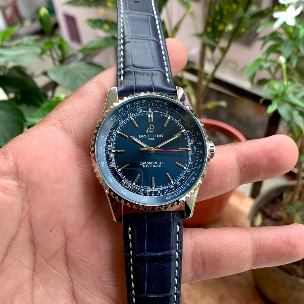 Breitling Chronometer Navitimer Automatic Blue Strap