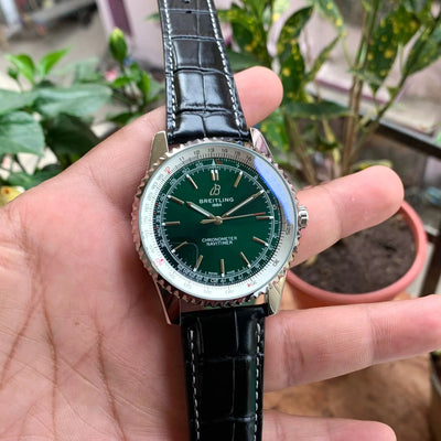 Breitling Chronometer Navitimer Automatic Green Dial