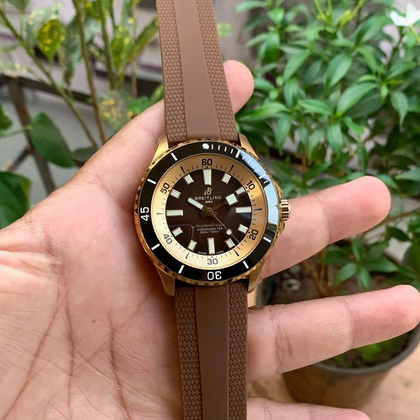 Breitling SUPEROCEAN 42 Brown Strap Auto