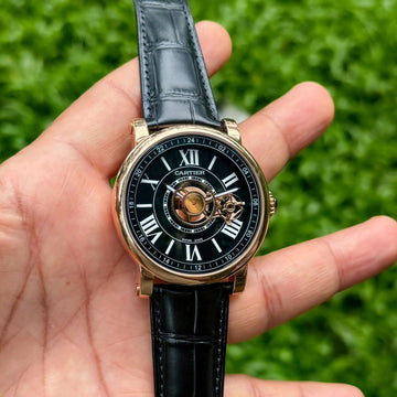Cartier Rotonde De. Astrotourbillon Black-RG