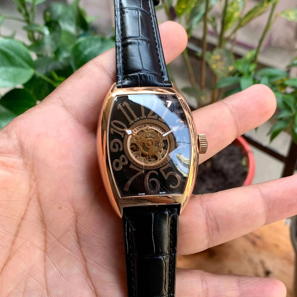 Franck Muller Grand Central Tourbillon Black-RG