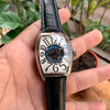 Franck Muller Grand Central Tourbillon حزام أسود