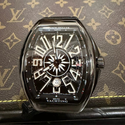 Franck Muller V45 Black Edition Ceramic Yatching ABF Swiss
