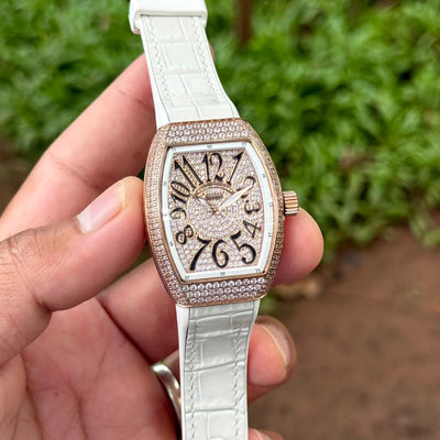 Franck Muller Vanguard V32 White Quartz