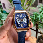 Franck Muller Yachting Chrono Blue RG Quartz