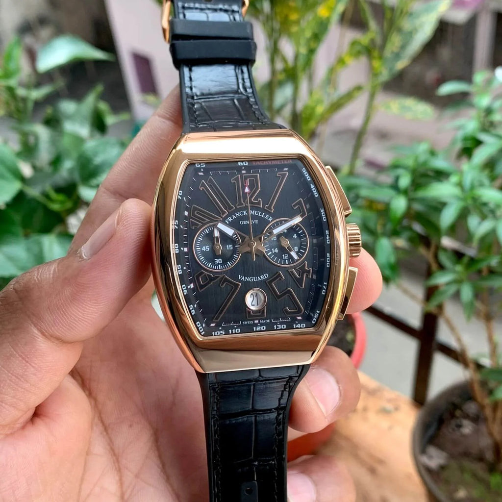 Franck Muller Yachting Chronograph Black Quartz