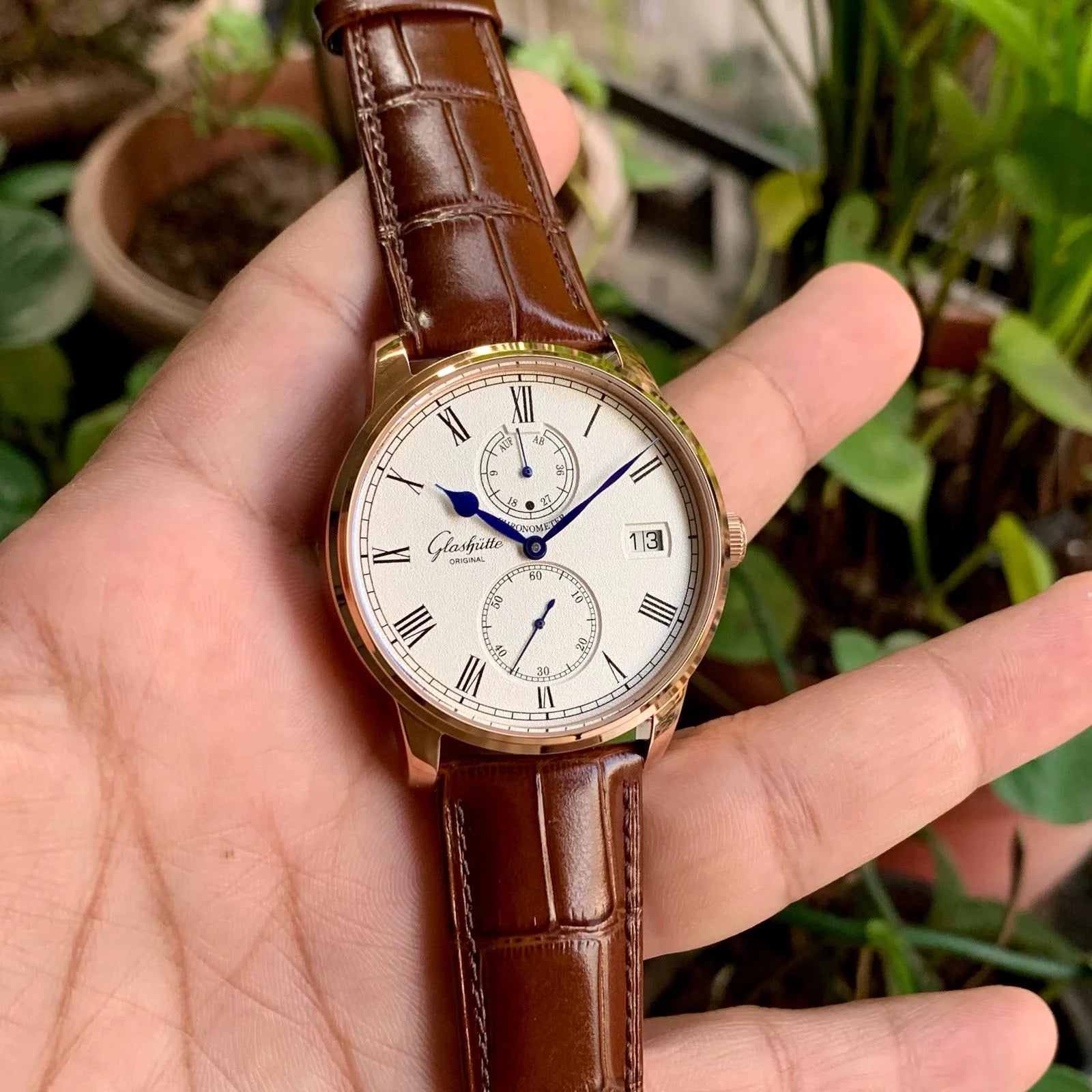 Glashutte Original Senator Chronometer Brown Automatic