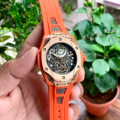 Hublot BIG BANG TOURBILLON ‘Samuel Ross’ Orange Strap