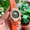 Hublot BIG BANG TOURBILLON "سامويل روس" سوار برتقالي