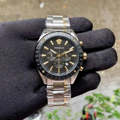 Versace V Chronograph VEHB SilverVersace V Chronograph VEHB Silver