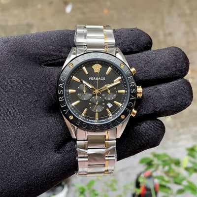 Versace V Chronograph VEHB Silver