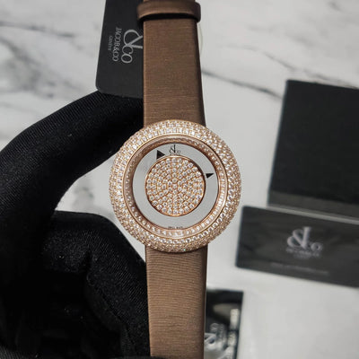 JACOB & CO BRILLIANT MYSTERY BAGUETTE DIAMONDS Brown