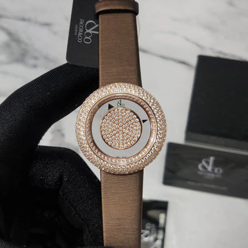 JACOB & CO BRILLIANT MYSTERY BAGUETTE DIAMONDS Brown