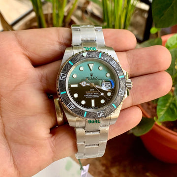 Rolex Submariner Sky Blue Dial DiW Semi Swiss