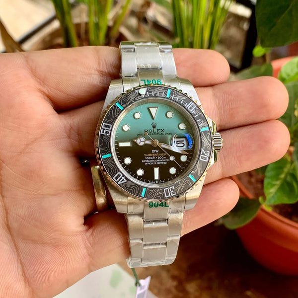 Rolex Submariner Sky Blue Dial DiW Semi Swiss