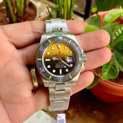 Rolex Submariner Yellow Dial DiW Semi Swiss