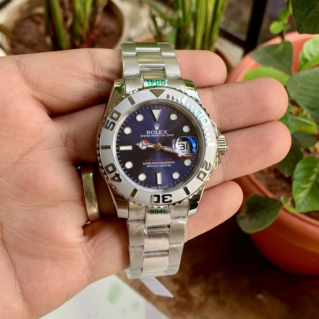 Rolex Yatch Master Blue Semi Swiss