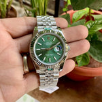 Rolex DateJust Green Motif Dial Semi ETA