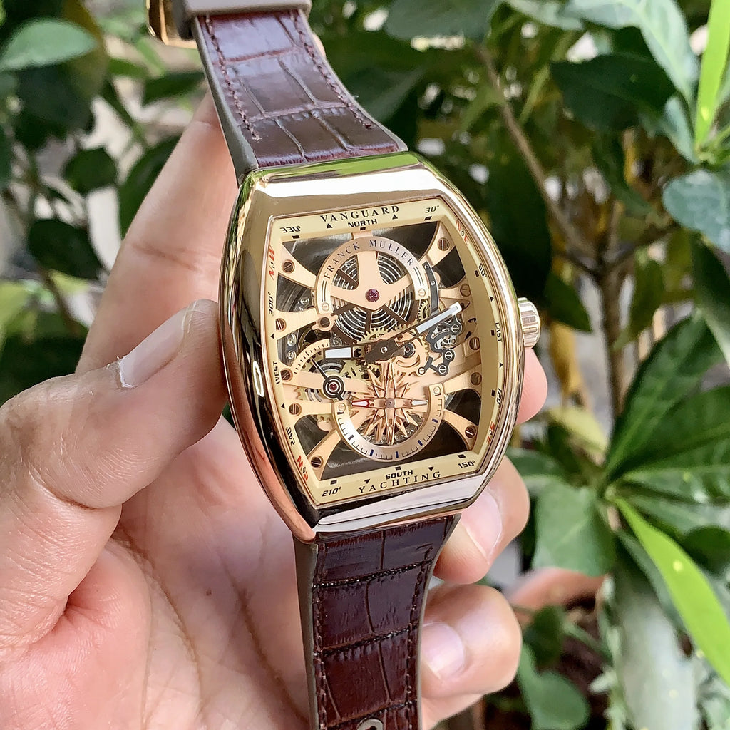 Franck Muller Vanguard Yachting Skeleton Brown