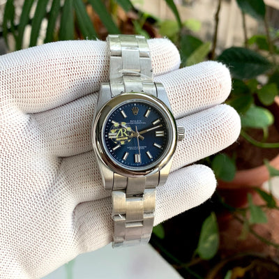 Rolex Oyster Perpetual Blue Dial Ladies